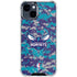 NBA Charlotte Hornets Digi Camo iPhone 15 Clear Case