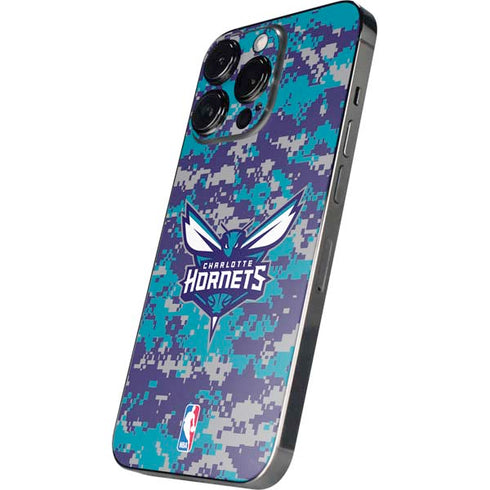 NBA Charlotte Hornets Digi Camo iPhone 15 Pro Max Skin
