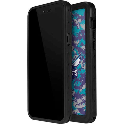NBA Charlotte Hornets Digi Camo iPhone 15 Pro Waterproof Case