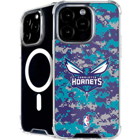 NBA Charlotte Hornets Digi Camo iPhone 16 Pro MagSafe Case