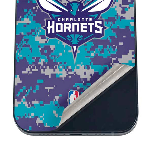 NBA Charlotte Hornets Digi Camo iPhone 16 Skin