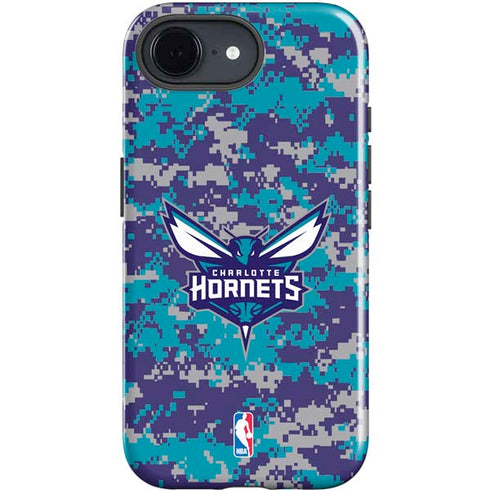 NBA Charlotte Hornets Digi Camo iPhone 16e Impact Case
