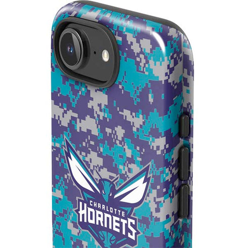 NBA Charlotte Hornets Digi Camo iPhone 16e Impact Case