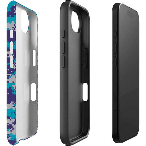 NBA Charlotte Hornets Digi Camo iPhone 16e Impact Case