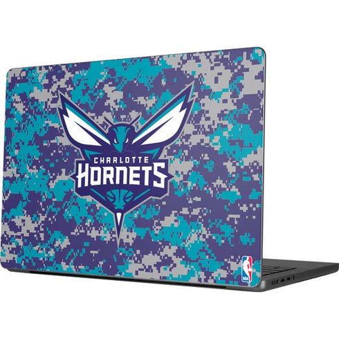 NBA Charlotte Hornets Digi Camo Apple MacBook Pro 14-inch Skin