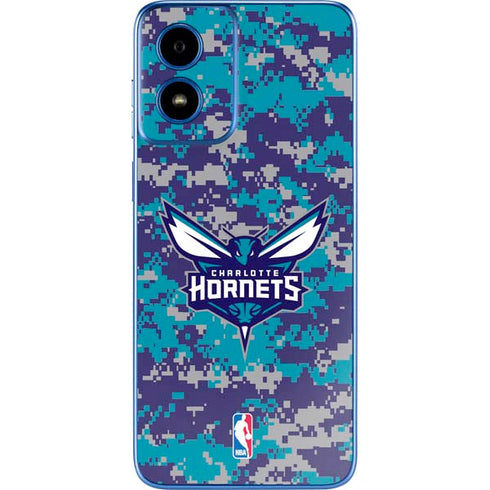 NBA Charlotte Hornets Digi Camo Moto G Play 4G (2024) Skin