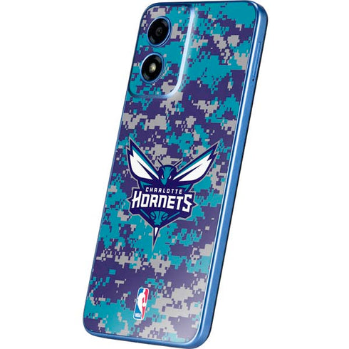 NBA Charlotte Hornets Digi Camo Moto G Play 4G (2024) Skin