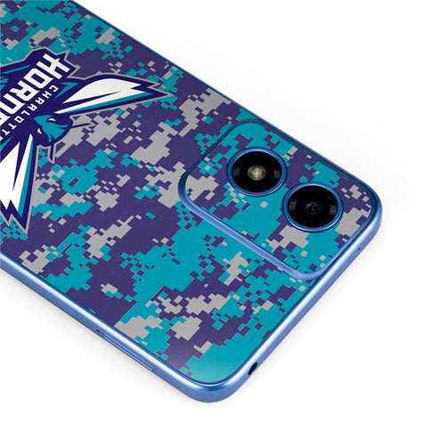NBA Charlotte Hornets Digi Camo Moto G Play 4G (2024) Skin