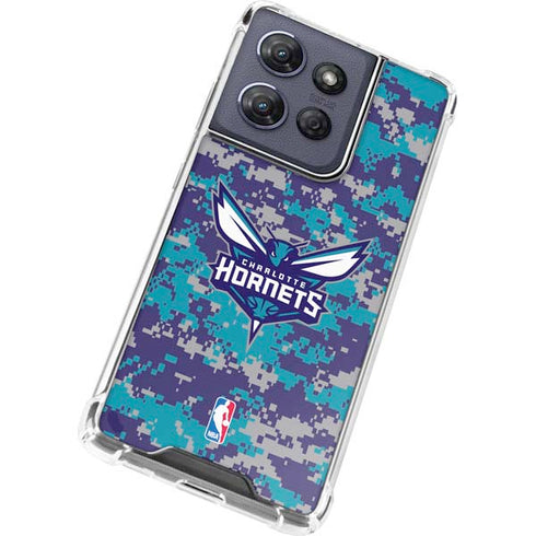 NBA Charlotte Hornets Digi Camo Moto G Play 5G (2025) Clear Case