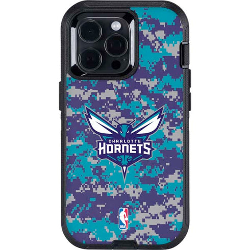 NBA Charlotte Hornets Digi Camo Otterbox Defender iPhone Skin