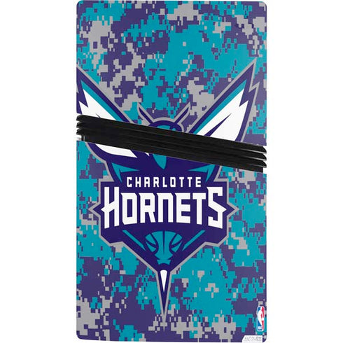NBA Charlotte Hornets Digi Camo PS5 Pro Console Skin