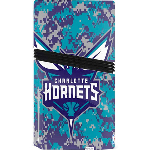 NBA Charlotte Hornets Digi Camo PS5 Pro Disk Bundle Skin