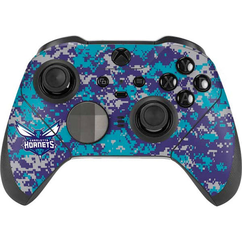 NBA Charlotte Hornets Digi Camo Xbox Elite Wireless Controller Series 2 Skin