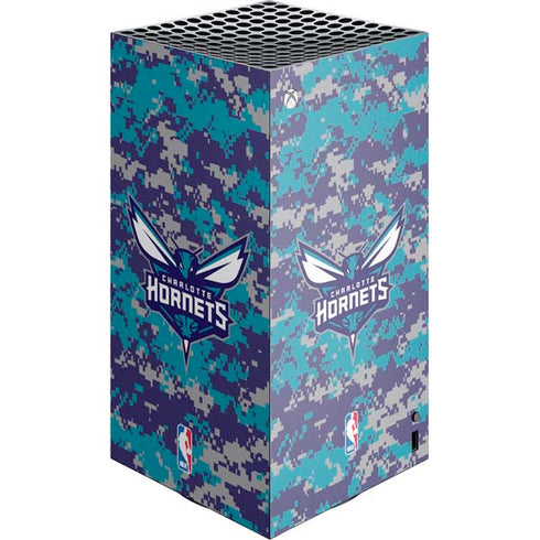 NBA Charlotte Hornets Digi Camo XBox Series X Digital Edition Console Skin