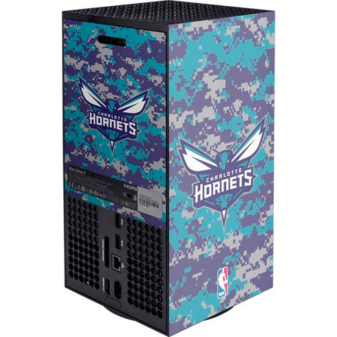 NBA Charlotte Hornets Digi Camo XBox Series X Digital Edition Console Skin