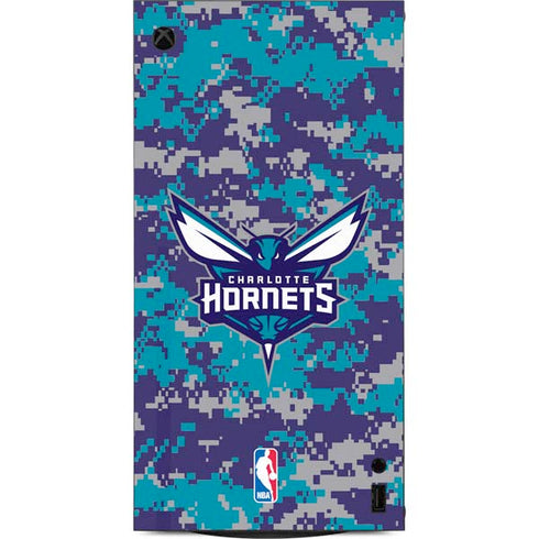 NBA Charlotte Hornets Digi Camo XBox Series X Digital Edition Console Skin