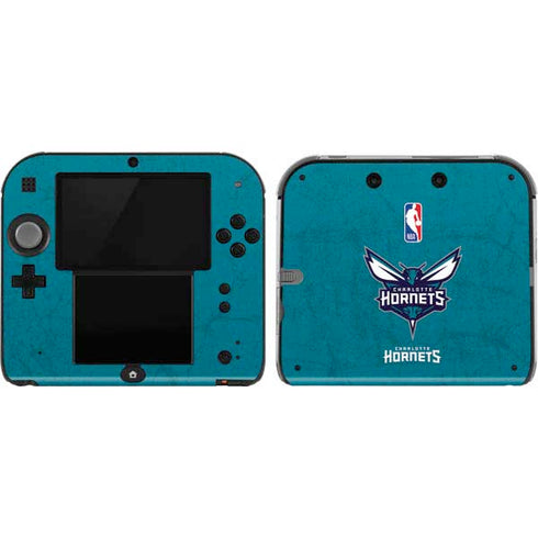 NBA Charlotte Hornets Distressed Nintendo 2DS Skin