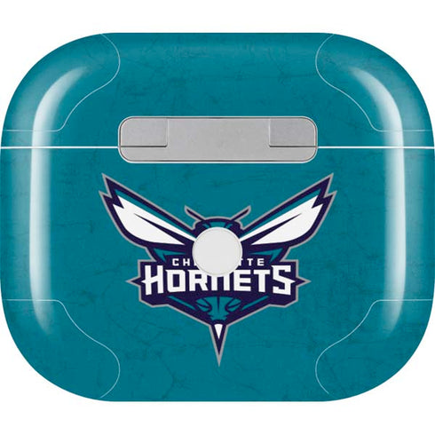 NBA Charlotte Hornets Distressed Apple AirPods (3rd Gen 2021) Skin