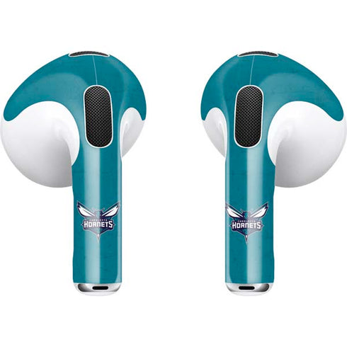 NBA Charlotte Hornets Distressed Apple AirPods (3rd Gen 2021) Skin