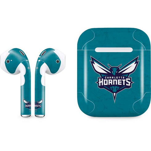 NBA Charlotte Hornets Distressed Apple AirPods Skin