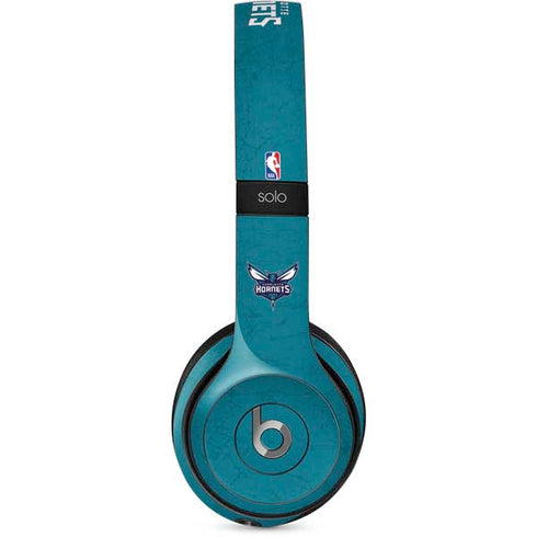 NBA Charlotte Hornets Distressed Beats Solo 2 Wired Skin