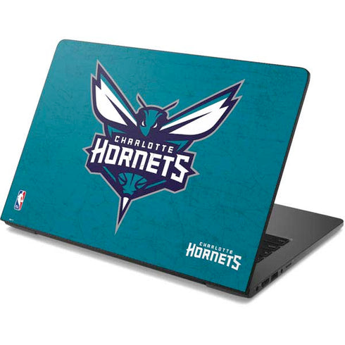 NBA Charlotte Hornets Distressed Dell Chromebook Skin