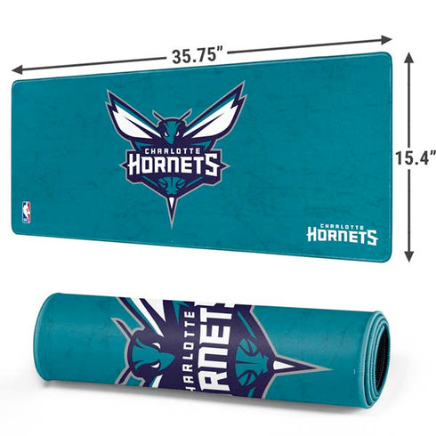 NBA Charlotte Hornets Distressed Gaming Mouse Pad