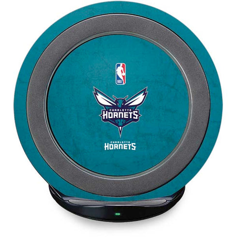 NBA Charlotte Hornets Distressed Fast Charge Wireless Charging Stand Skin