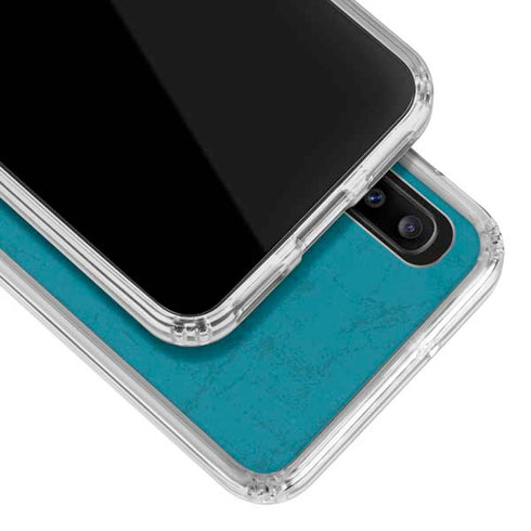 NBA Charlotte Hornets Distressed Galaxy A20 Clear Case
