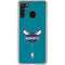 NBA Charlotte Hornets Distressed Galaxy A21 Clear Case