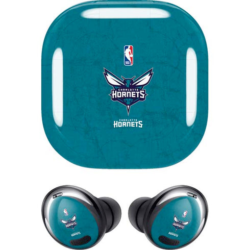 NBA Charlotte Hornets Distressed Galaxy Buds Pro Skin