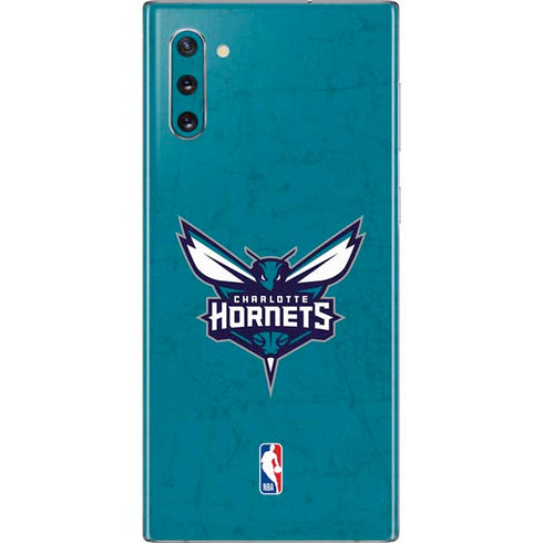 NBA Charlotte Hornets Distressed Galaxy Note 10 Skin