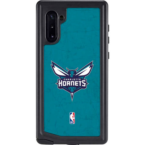 NBA Charlotte Hornets Distressed Galaxy Note 10 Waterproof Case