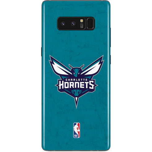 NBA Charlotte Hornets Distressed Galaxy Note 8 Skin