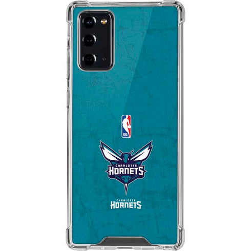 NBA Charlotte Hornets Distressed Galaxy Note20 5G Clear Case