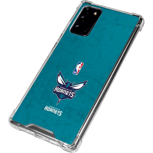 NBA Charlotte Hornets Distressed Galaxy Note20 5G Clear Case