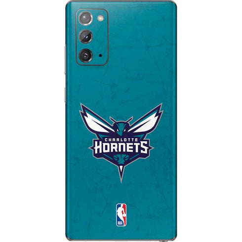 NBA Charlotte Hornets Distressed Galaxy Note20 5G Skin