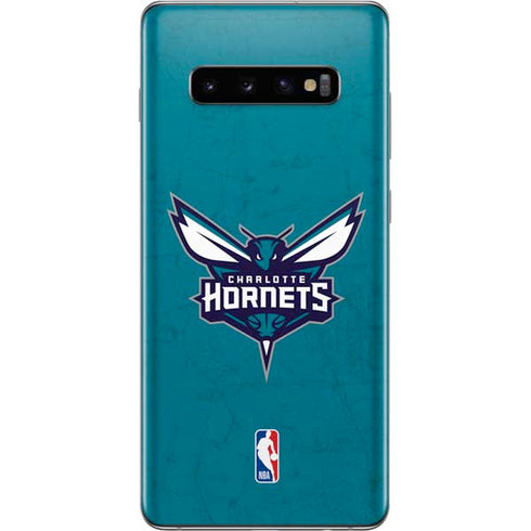 NBA Charlotte Hornets Distressed Galaxy S10 Plus Skin
