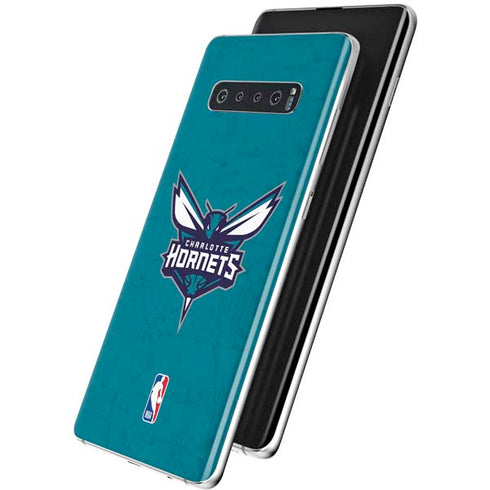 NBA Charlotte Hornets Distressed Galaxy S10 Plus Skin
