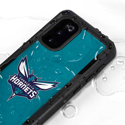 NBA Charlotte Hornets Distressed Galaxy S20 Waterproof Case