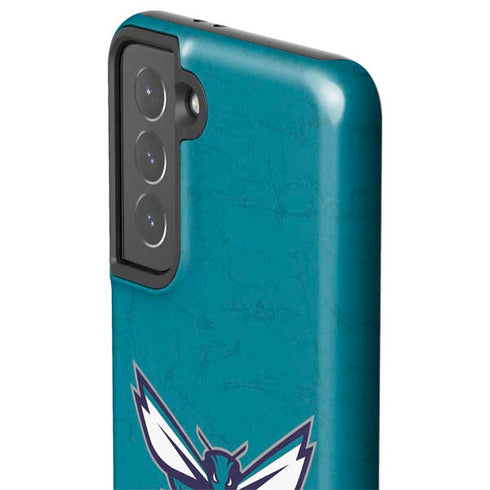 NBA Charlotte Hornets Distressed Galaxy S21 5G Pro Case