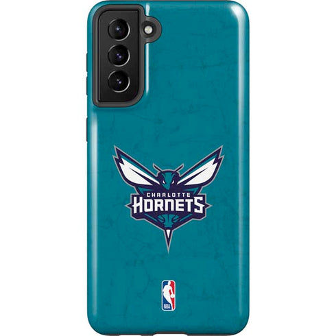 NBA Charlotte Hornets Distressed Galaxy S21 Plus 5G Pro Case