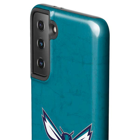 NBA Charlotte Hornets Distressed Galaxy S21 Plus 5G Pro Case