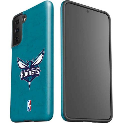 NBA Charlotte Hornets Distressed Galaxy S21 Plus 5G Pro Case