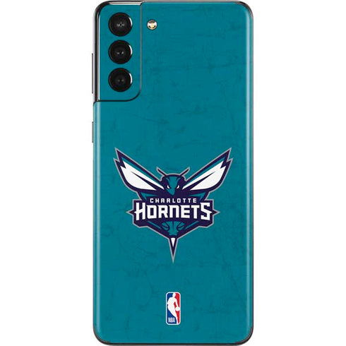 NBA Charlotte Hornets Distressed Galaxy S21 Plus 5G Skin