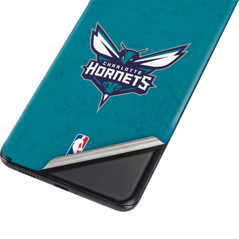 NBA Charlotte Hornets Distressed Galaxy S21 Plus 5G Skin