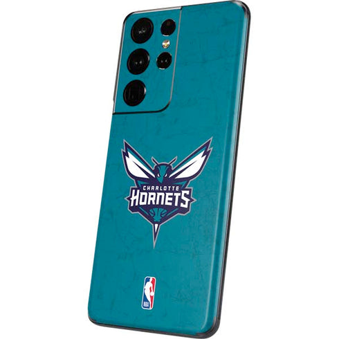 NBA Charlotte Hornets Distressed Galaxy S21 Ultra 5G Skin