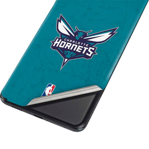 NBA Charlotte Hornets Distressed Galaxy S21 Ultra 5G Skin