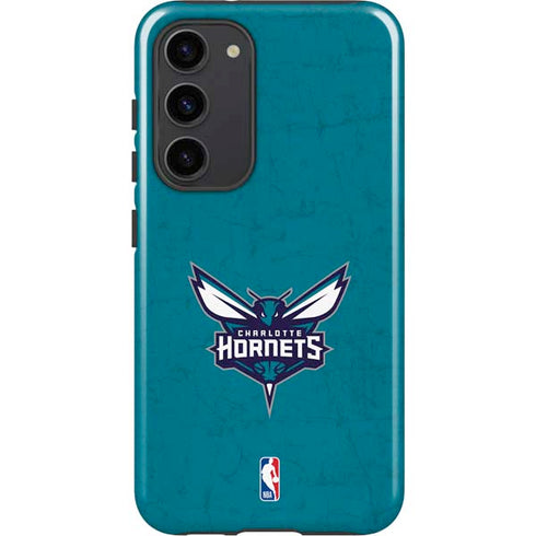 NBA Charlotte Hornets Distressed Galaxy S23 Plus Pro Case