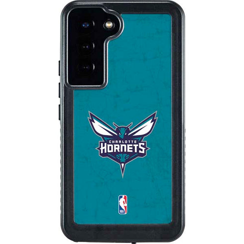 NBA Charlotte Hornets Distressed Galaxy S23 Plus Waterproof Case